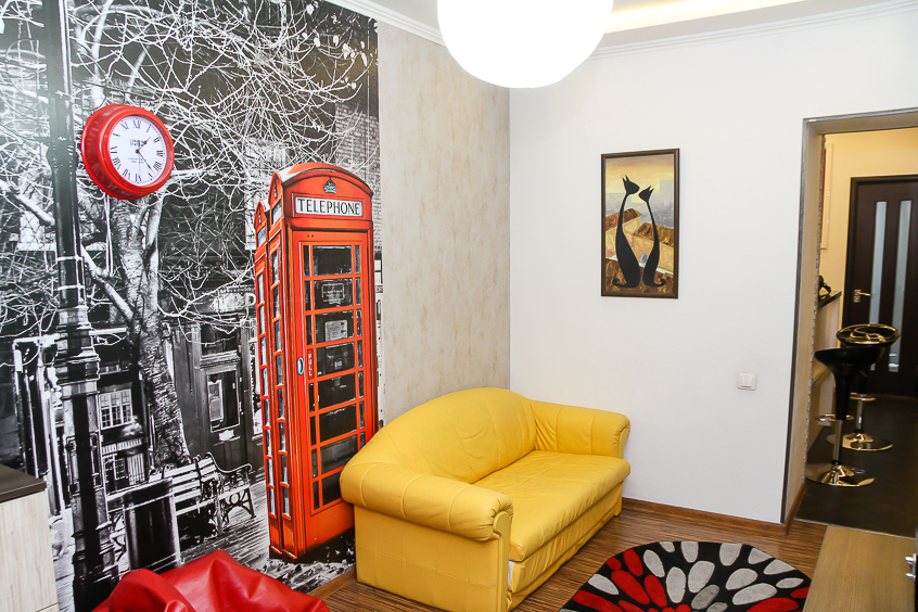 Apartamento con vistas al parque central de Chisinau: 2 habitaciones, 1 cuarto, 42 m²